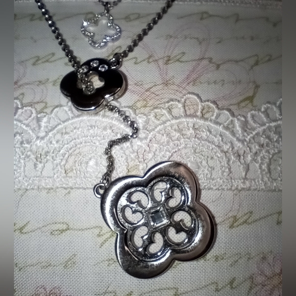 Silver Socialite Necklaces And Ring - Picture 5 of 11